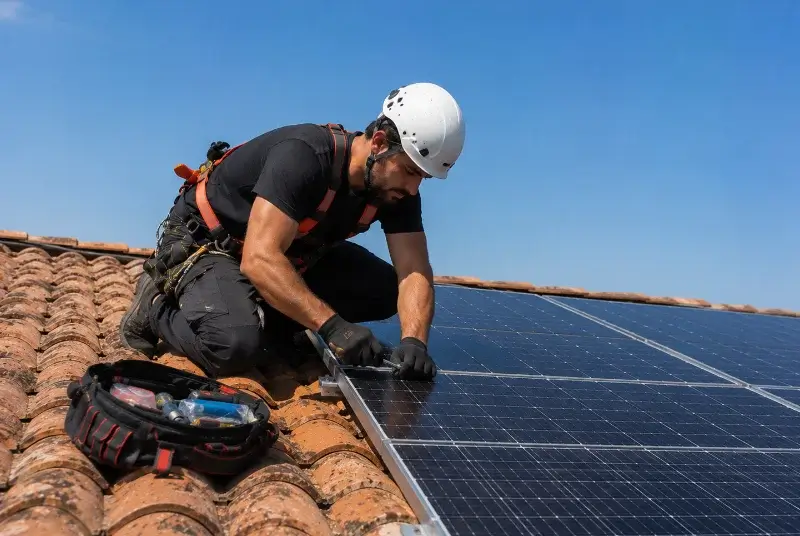 Maintenance et monitoring de panneaux solaires à Guillac